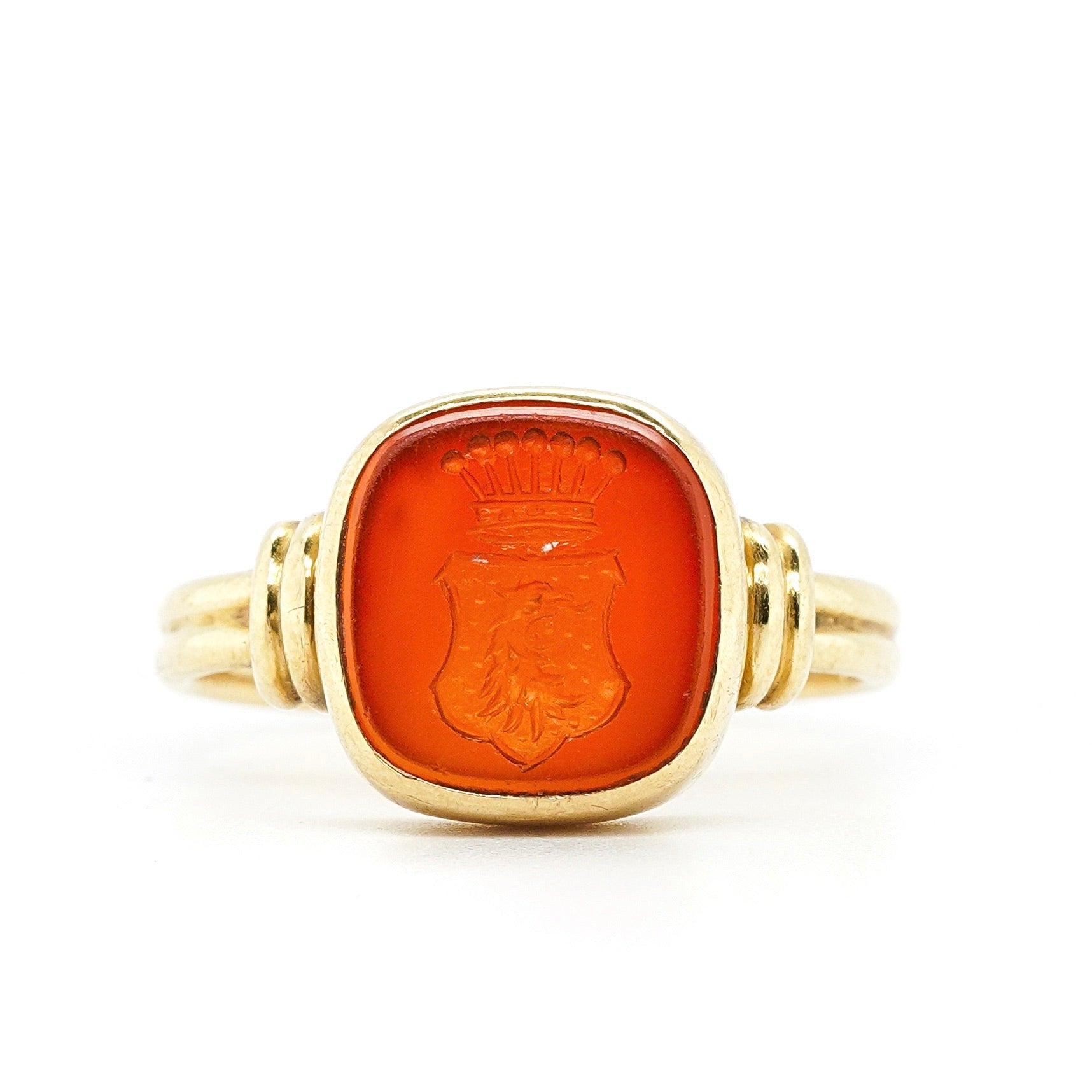 Victorian Intaglio Ring-Charlotte Sayers Antique Jewellery