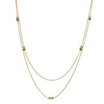 Victorian Jade Gold Chain-Charlotte Sayers Antique Jewellery