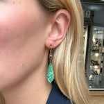 Victorian Jade and Pearl Earrings-Charlotte Sayers Antique Jewellery