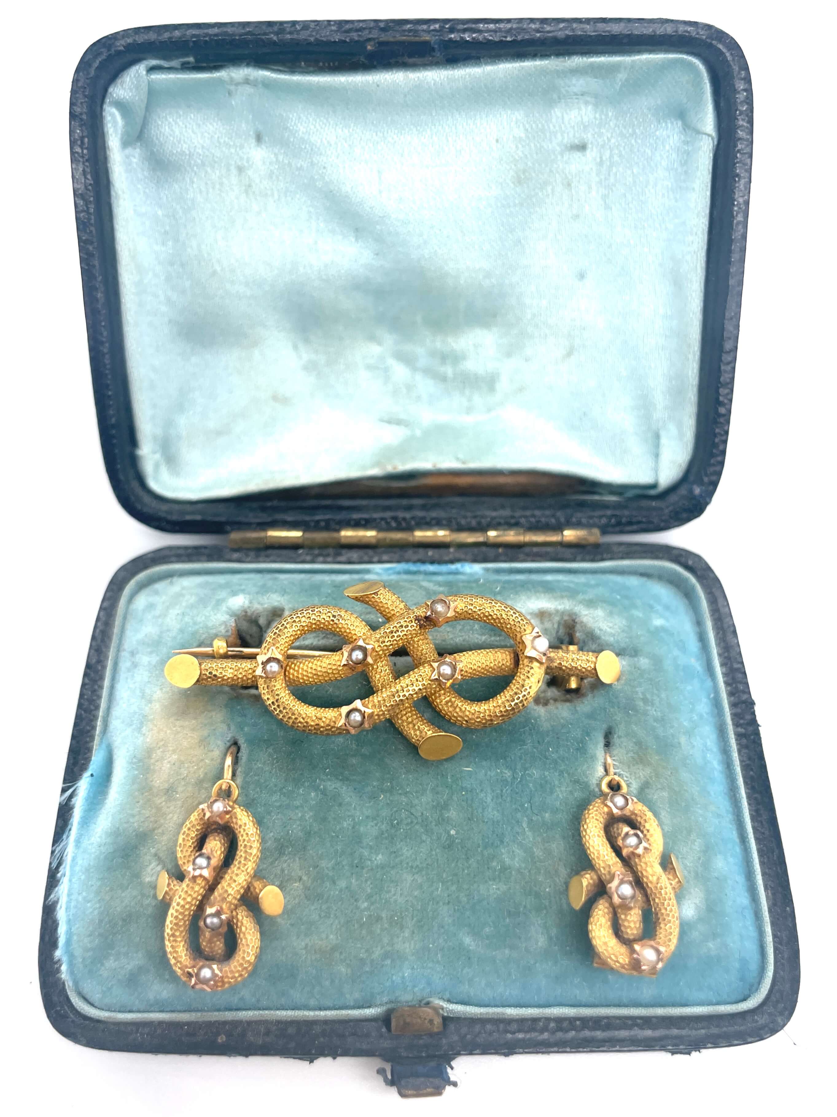 Victorian Knot Suite-Charlotte Sayers Antique Jewellery