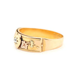 Victorian Locket Mizpah Ring-Charlotte Sayers Antique Jewellery