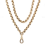 Victorian Long Gold Guard Chain-Charlotte Sayers Antique Jewellery