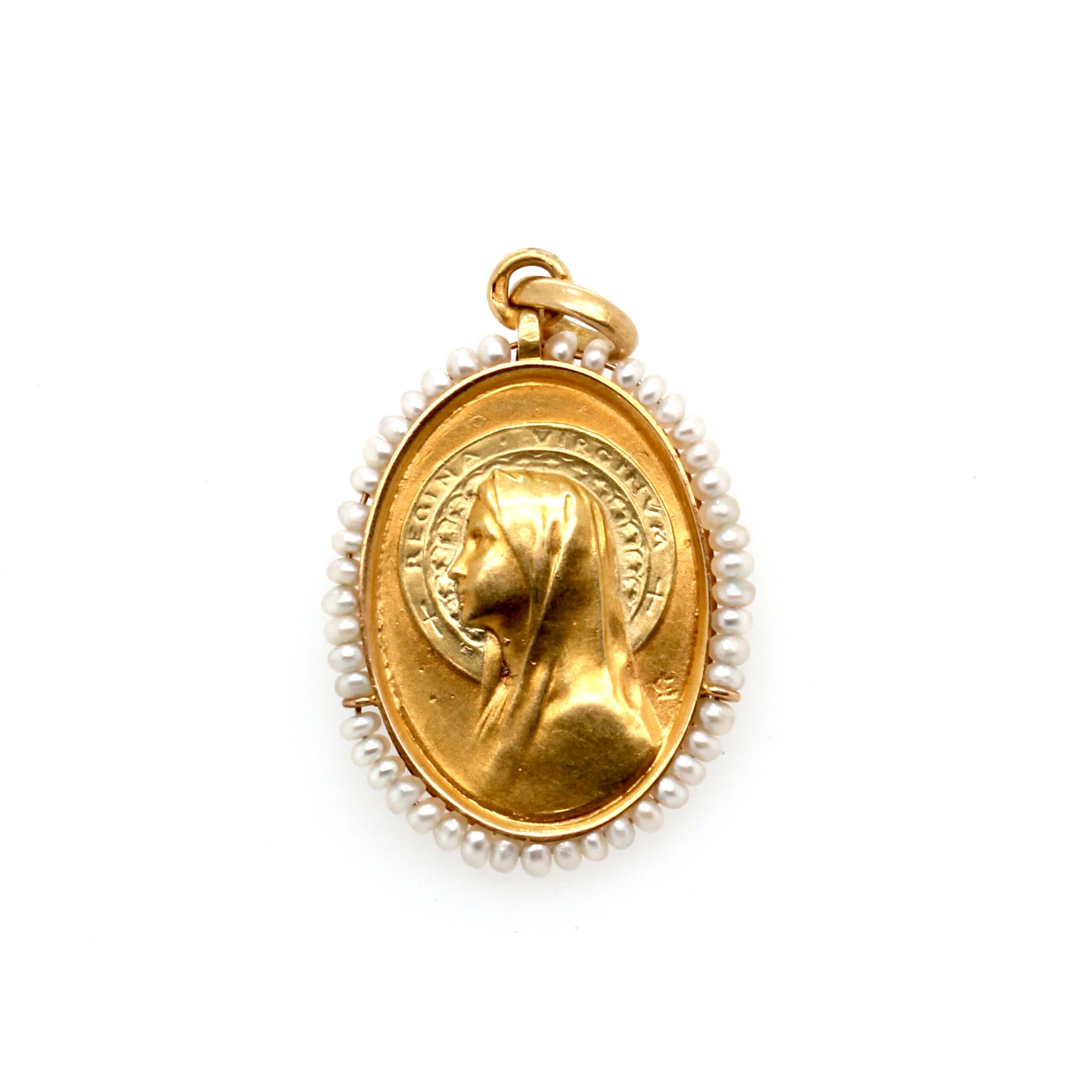 Victorian Madonna Pendant-Charlotte Sayers Antique Jewellery