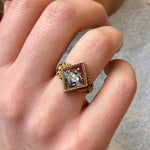 Victorian Mirco Mosaic Ring-Charlotte Sayers Antique Jewellery