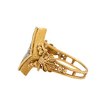 Victorian Mirco Mosaic Ring-Charlotte Sayers Antique Jewellery