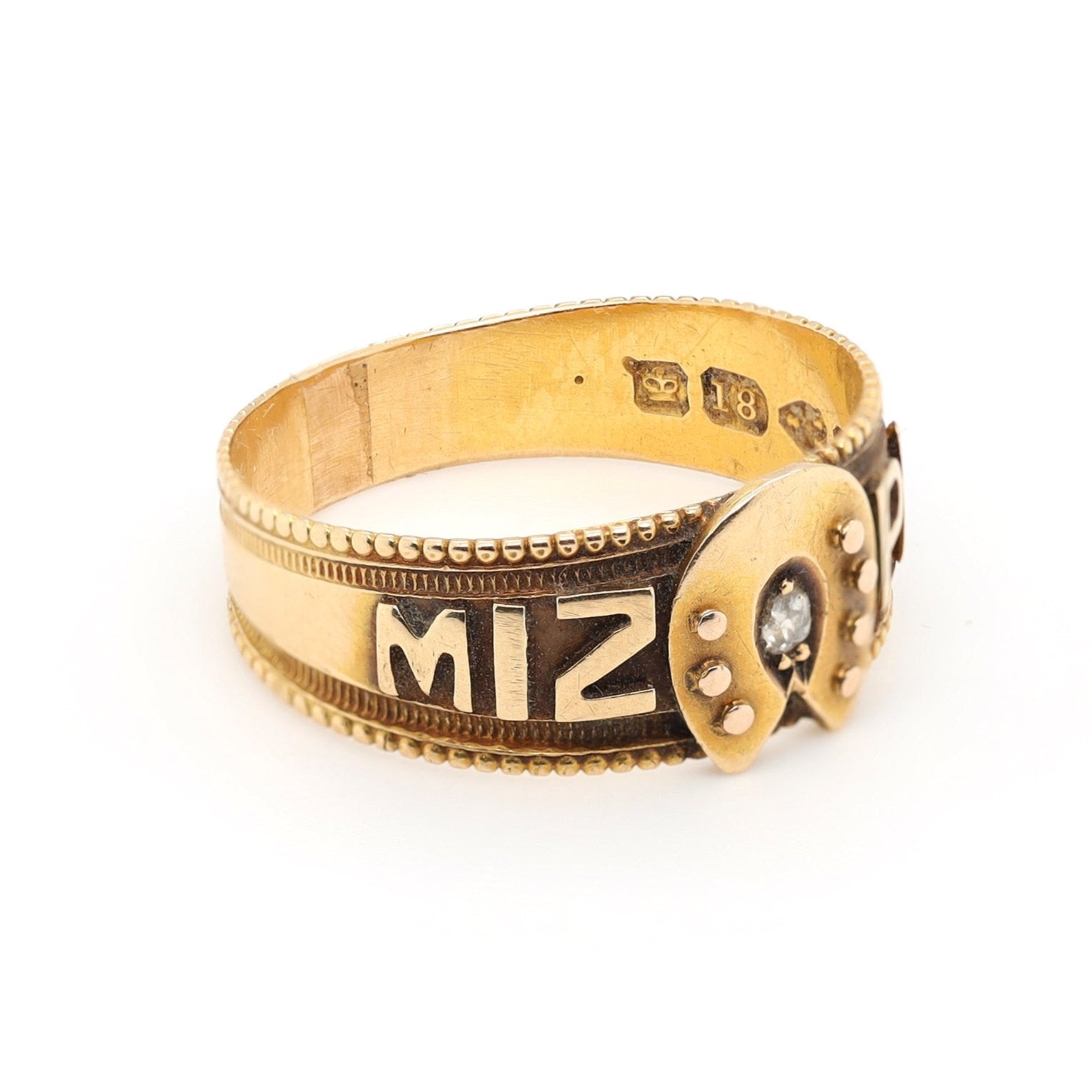 Victorian Mizpah Ring-Charlotte Sayers Antique Jewellery