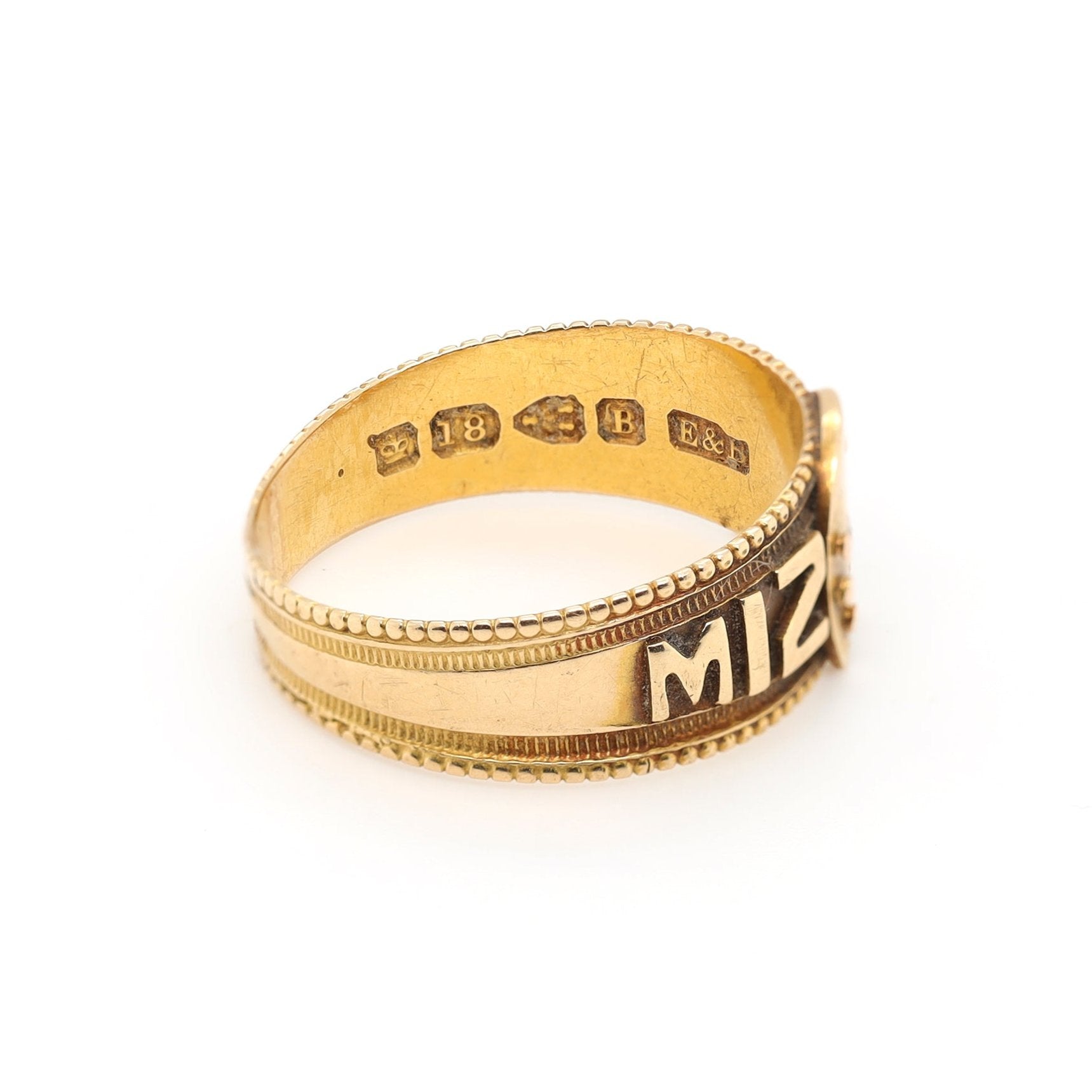 Victorian Mizpah Ring-Charlotte Sayers Antique Jewellery