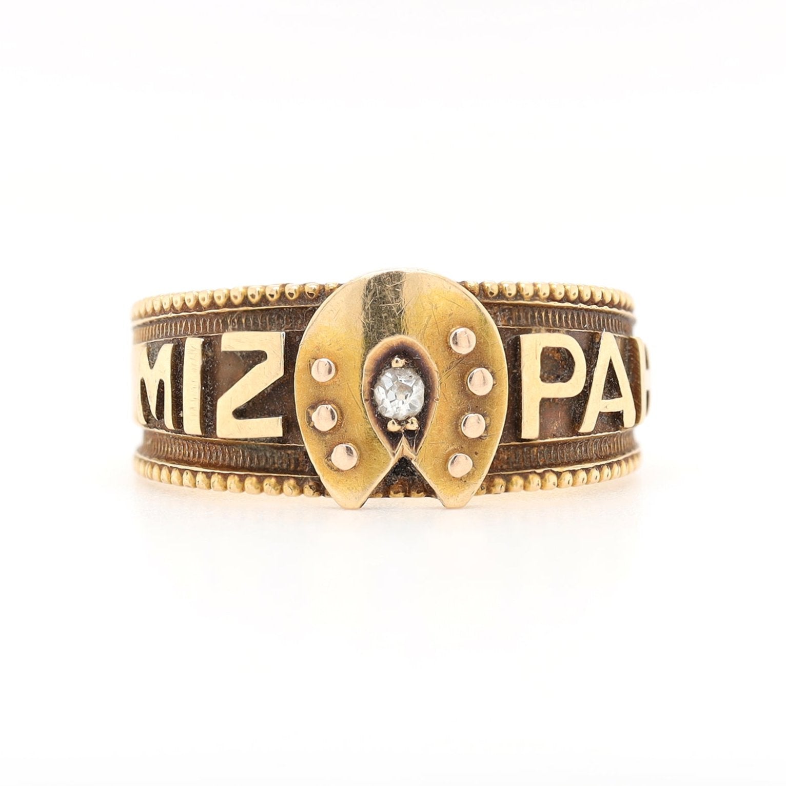 Victorian Mizpah Ring-Charlotte Sayers Antique Jewellery