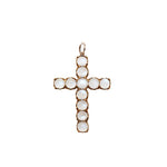 Victorian Moonstone Cross-Charlotte Sayers Antique Jewellery