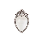 Victorian Moonstone Diamond brooch/pendant-Charlotte Sayers Antique Jewellery