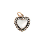 Victorian Moonstone and Diamond Heart Pendant-Charlotte Sayers Antique Jewellery