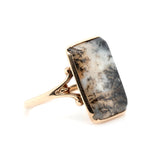 Victorian Moss Agate Ring-Charlotte Sayers Antique Jewellery