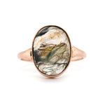 Victorian Moss Agate Ring-Charlotte Sayers Antique Jewellery