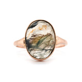 Victorian Moss Agate Ring-Charlotte Sayers Antique Jewellery