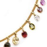 Victorian Multi Gem Necklace-Charlotte Sayers Antique Jewellery