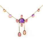 Victorian Multi-Gem Necklace-Charlotte Sayers Antique Jewellery