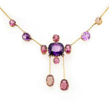 Victorian Multi-Gem Necklace-Charlotte Sayers Antique Jewellery