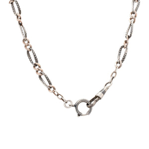 Victorian Niello Chain-Charlotte Sayers Antique Jewellery