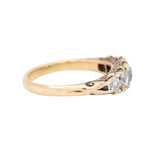 Victorian Old Cut Diamond Ring-Charlotte Sayers Antique Jewellery