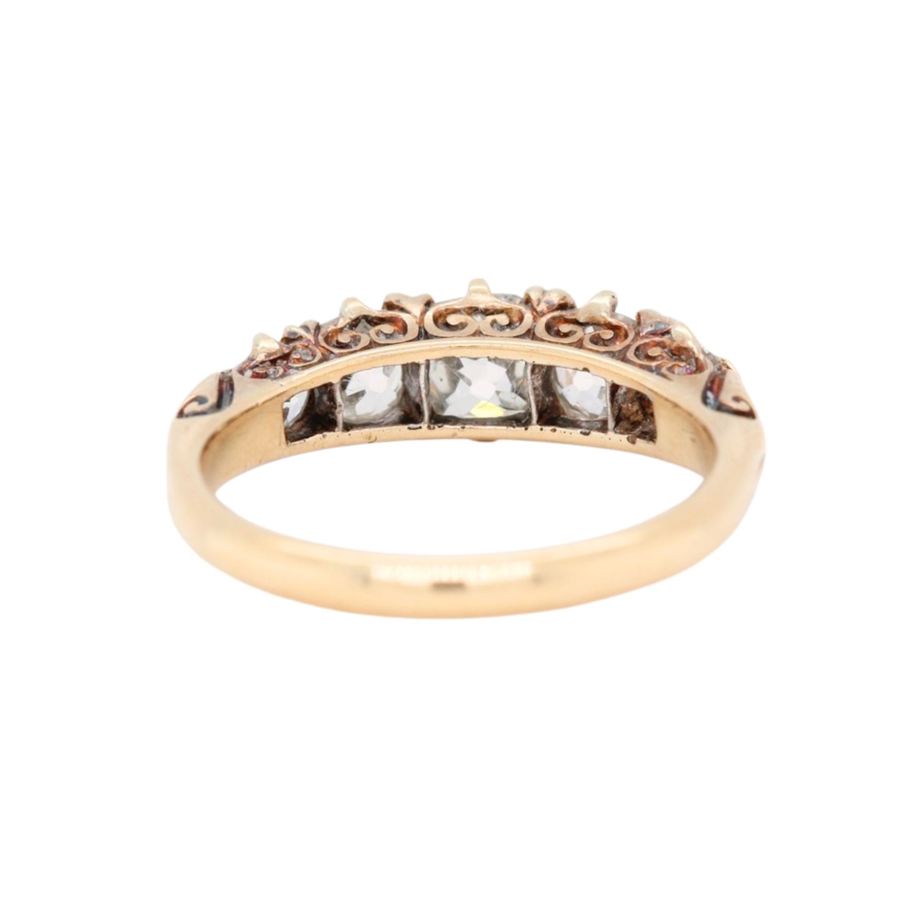 Victorian Old Cut Diamond Ring-Charlotte Sayers Antique Jewellery