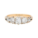 Victorian Old Cut Diamond Ring-Charlotte Sayers Antique Jewellery