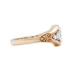 Victorian Old European Cut Chunky Ring-Charlotte Sayers Antique Jewellery