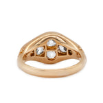 Victorian Old European Cut Chunky Ring-Charlotte Sayers Antique Jewellery