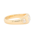 Victorian Old European Cut Diamond Gypsy Ring-Charlotte Sayers Antique Jewellery