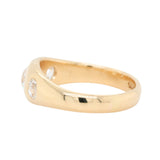 Victorian Old European Cut Diamond Gypsy Ring-Charlotte Sayers Antique Jewellery