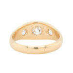 Victorian Old European Cut Diamond Gypsy Ring-Charlotte Sayers Antique Jewellery