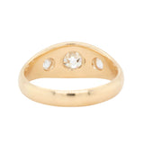 Victorian Old European Cut Diamond Gypsy Ring-Charlotte Sayers Antique Jewellery