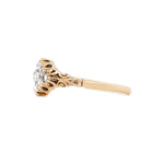 Victorian Old Mine Cut Diamond Cluster Ring-Charlotte Sayers Antique Jewellery