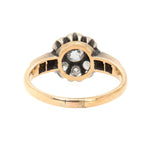 Victorian Old Mine Cut Diamond Cluster Ring-Charlotte Sayers Antique Jewellery