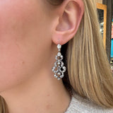 Victorian Old Mine Cut Diamond Earrings-Charlotte Sayers Antique Jewellery