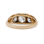 Victorian Old Mine Cut Diamond Ring-Charlotte Sayers Antique Jewellery