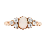 Victorian Opal and Diamond Ring-Charlotte Sayers Antique Jewellery