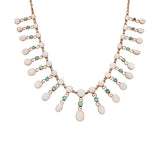 Victorian Opal and Emerald Necklace-Charlotte Sayers Antique Jewellery