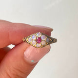 Victorian Opal and Ruby Ring-Charlotte Sayers Antique Jewellery