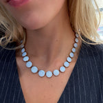 Victorian Opaline Paste and Gold Riviére-Charlotte Sayers Antique Jewellery