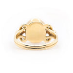 Victorian Ostrich and Snake Signet Ring-Charlotte Sayers Antique Jewellery