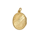 Victorian Oval Anchor Locket-Charlotte Sayers Antique Jewellery