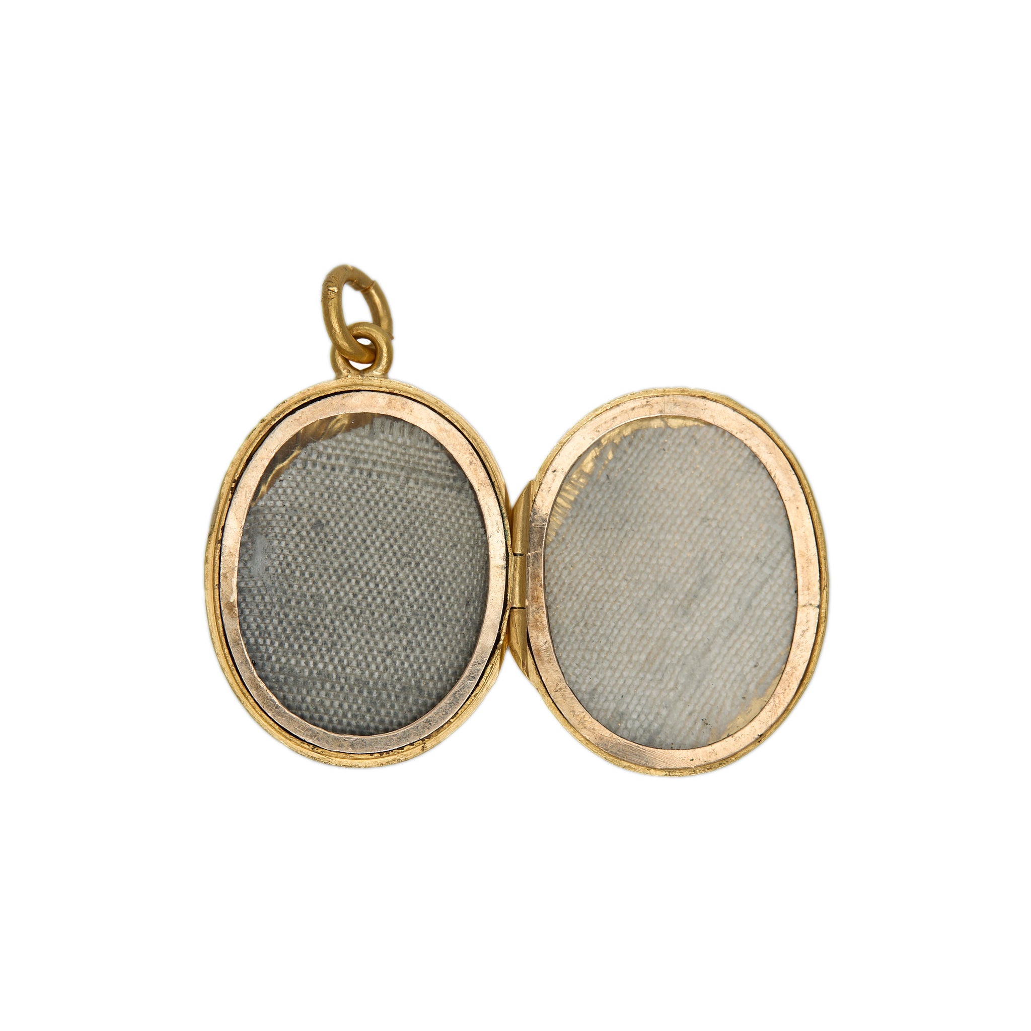 Victorian Oval Anchor Locket-Charlotte Sayers Antique Jewellery
