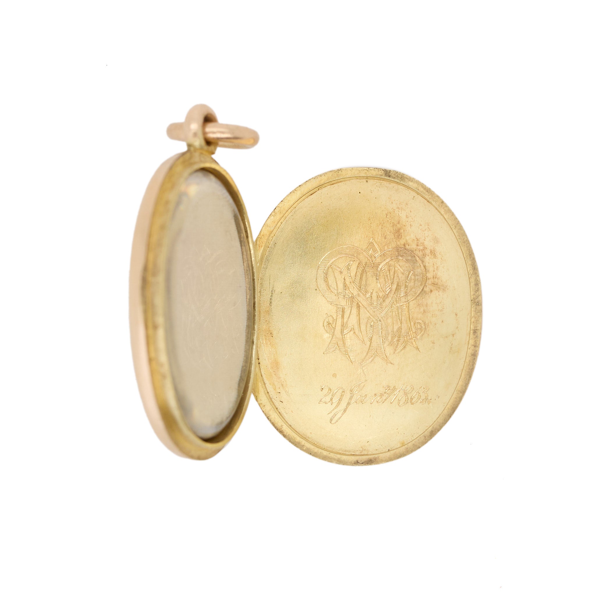 Victorian Oval Locket-Charlotte Sayers Antique Jewellery
