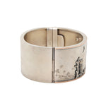 Victorian Owl Bangle-Charlotte Sayers Antique Jewellery
