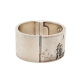 Victorian Owl Bangle-Charlotte Sayers Antique Jewellery