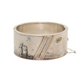 Victorian Owl Bangle-Charlotte Sayers Antique Jewellery