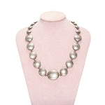 Victorian Paste Cluster Necklace-Charlotte Sayers Antique Jewellery