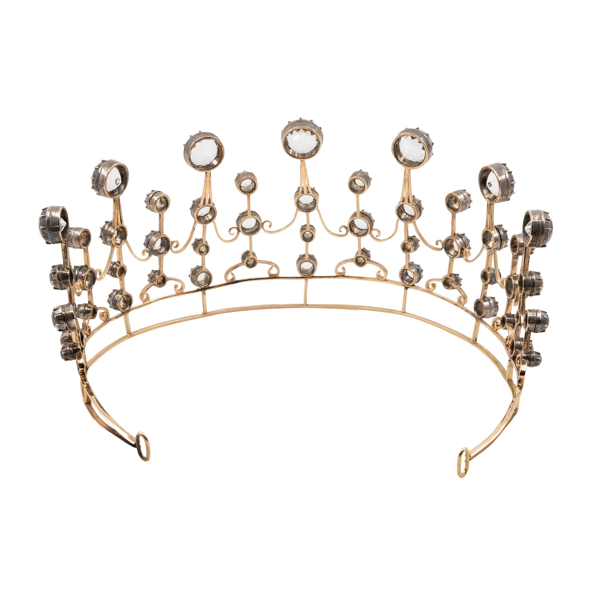 Victorian Paste Tiara-Charlotte Sayers Antique Jewellery