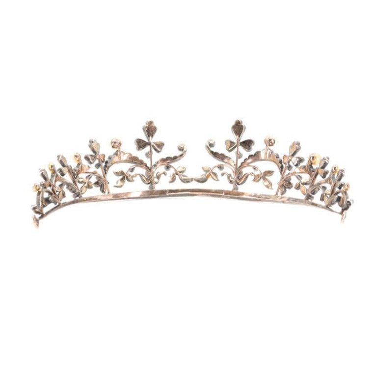 Victorian Paste Tiara-Charlotte Sayers Antique Jewellery