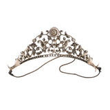 Victorian Paste and Silver Tiara-Charlotte Sayers Antique Jewellery